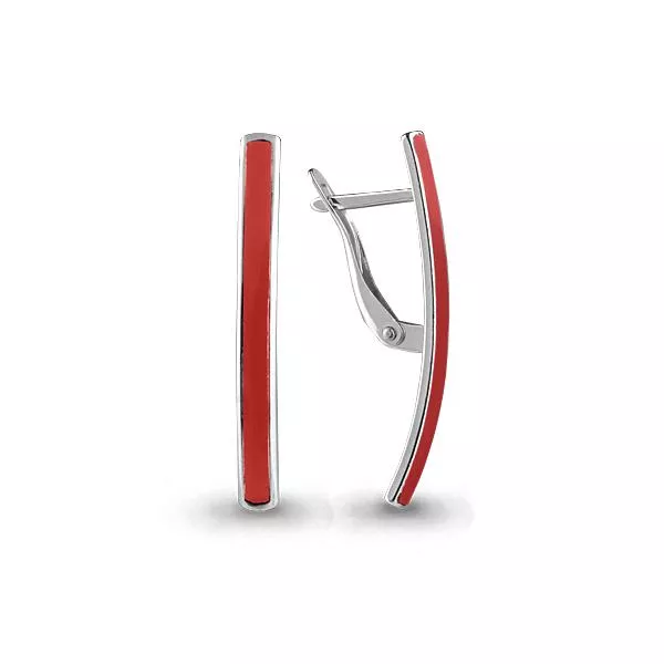 Серьги из серебра, артикул LV33206