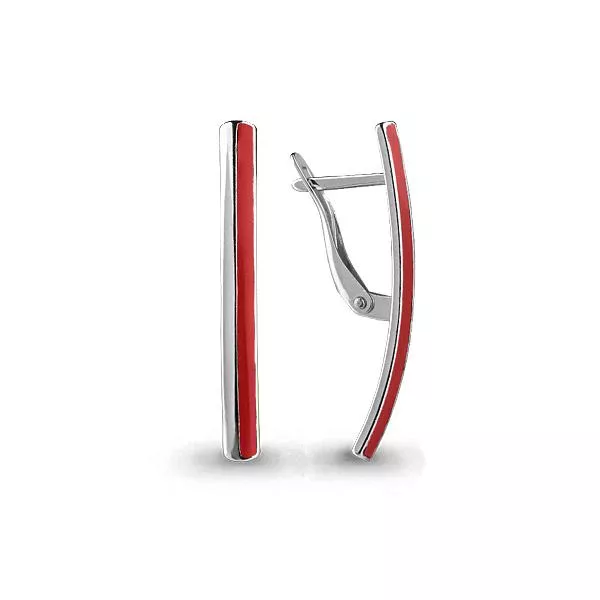 Серьги, серебро, артикул LV33204