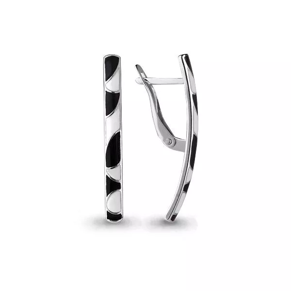 Серьги из серебра, артикул LV33176