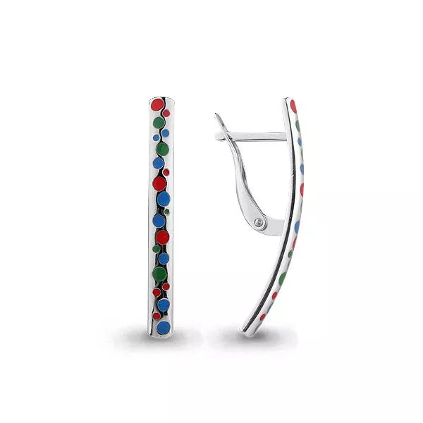 Серьги, артикул LV33175, серебро