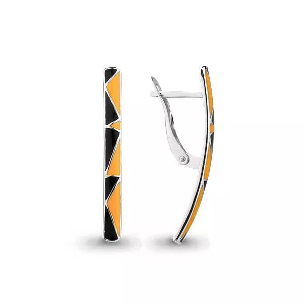 Серьги, серебро, артикул LV33173