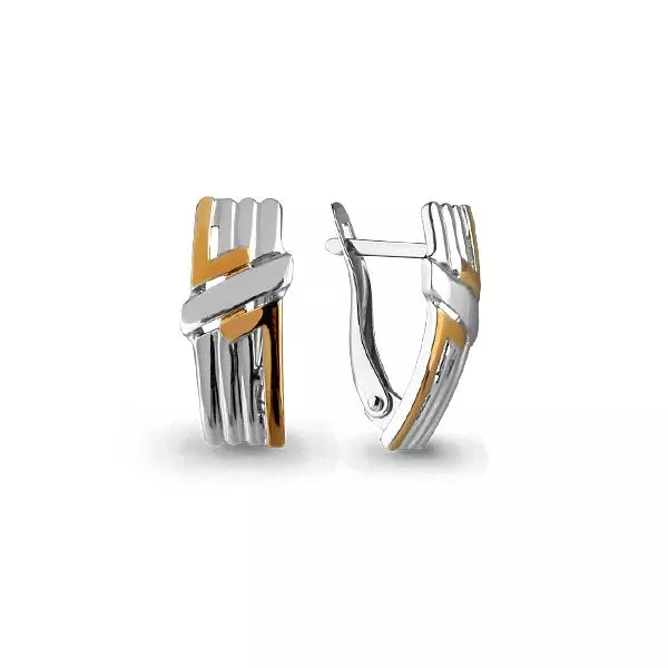 Серьги, артикул LV33150, серебро