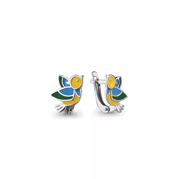 Серьги, серебро, артикул LV33134