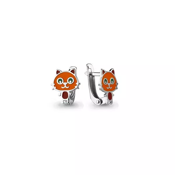 Серьги из серебра, артикул LV33133