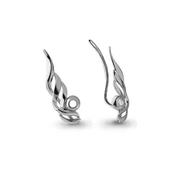 Серьги, серебро, артикул LV33111