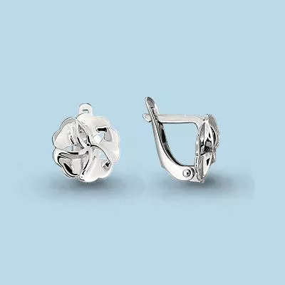 Серьги, серебро, артикул LV32110