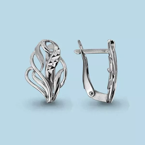 Серьги, серебро, артикул LV31932