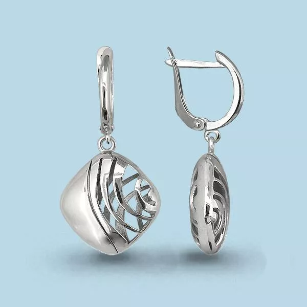 Серьги из серебра, артикул LV31816