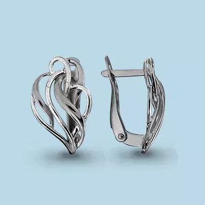 Серьги, артикул LV31712, серебро