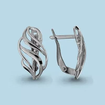 Серьги, артикул LV31709, серебро