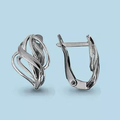 Серьги из серебра, артикул LV31708