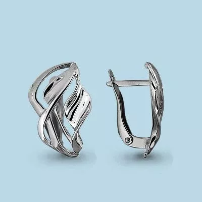 Серьги, артикул LV31689, серебро
