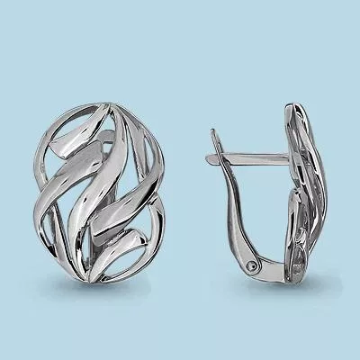 Серьги, серебро, артикул LV31681