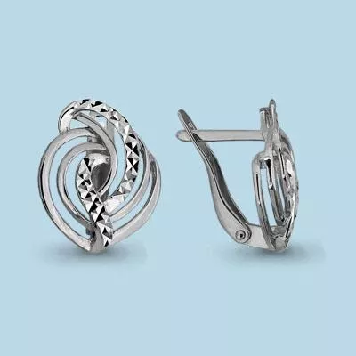 Серьги, артикул LV31656, серебро