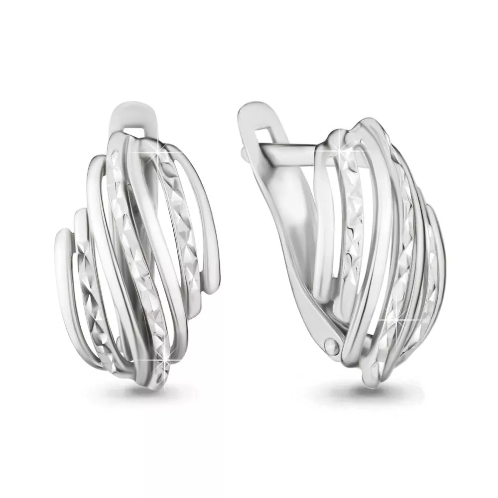 Серьги, серебро, артикул LV31588