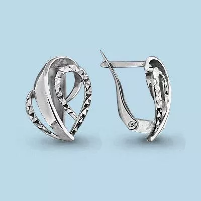 Серьги, серебро, артикул LV31578