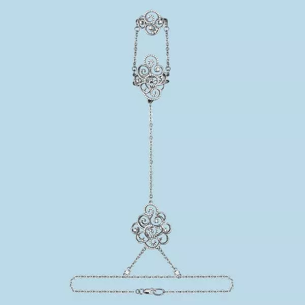 Слейв-браслет, артикул LV74064А, серебро