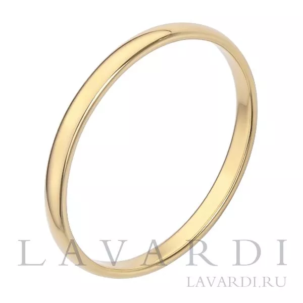 Классическое обручальное кольцо 2,2 мм 15.5 размер