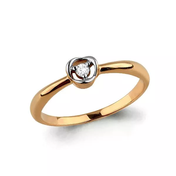 Кольцо, артикул LV963021к, золото