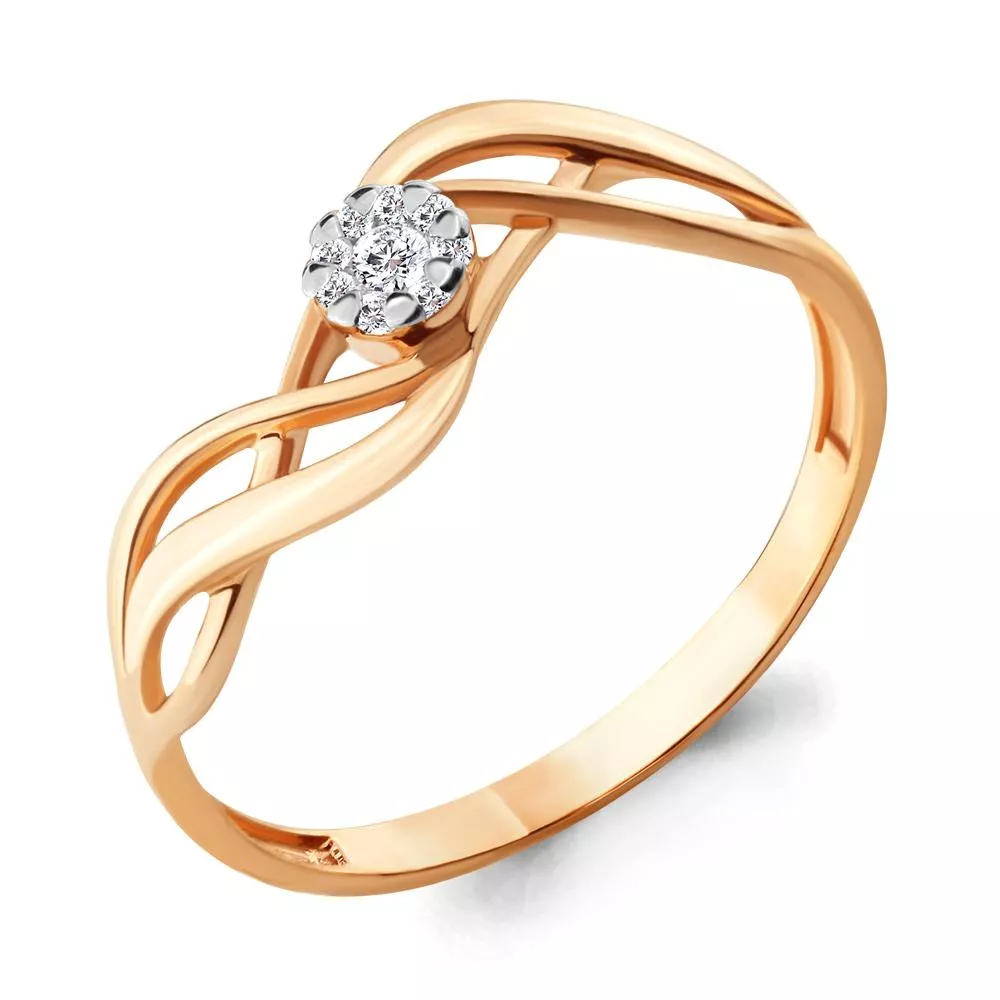 Кольцо, артикул LV962978к, золото