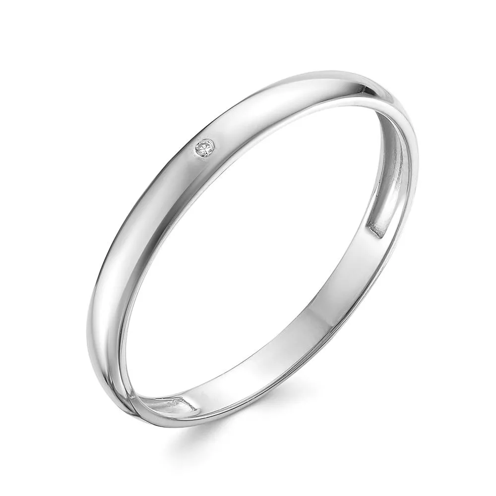 Кольцо из белого золота с бриллиантом V70312510100