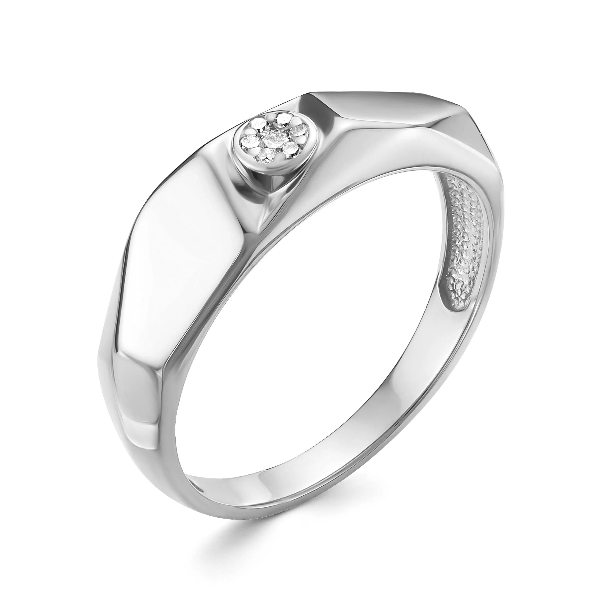 Кольцо из белого золота с бриллиантом V17122514600