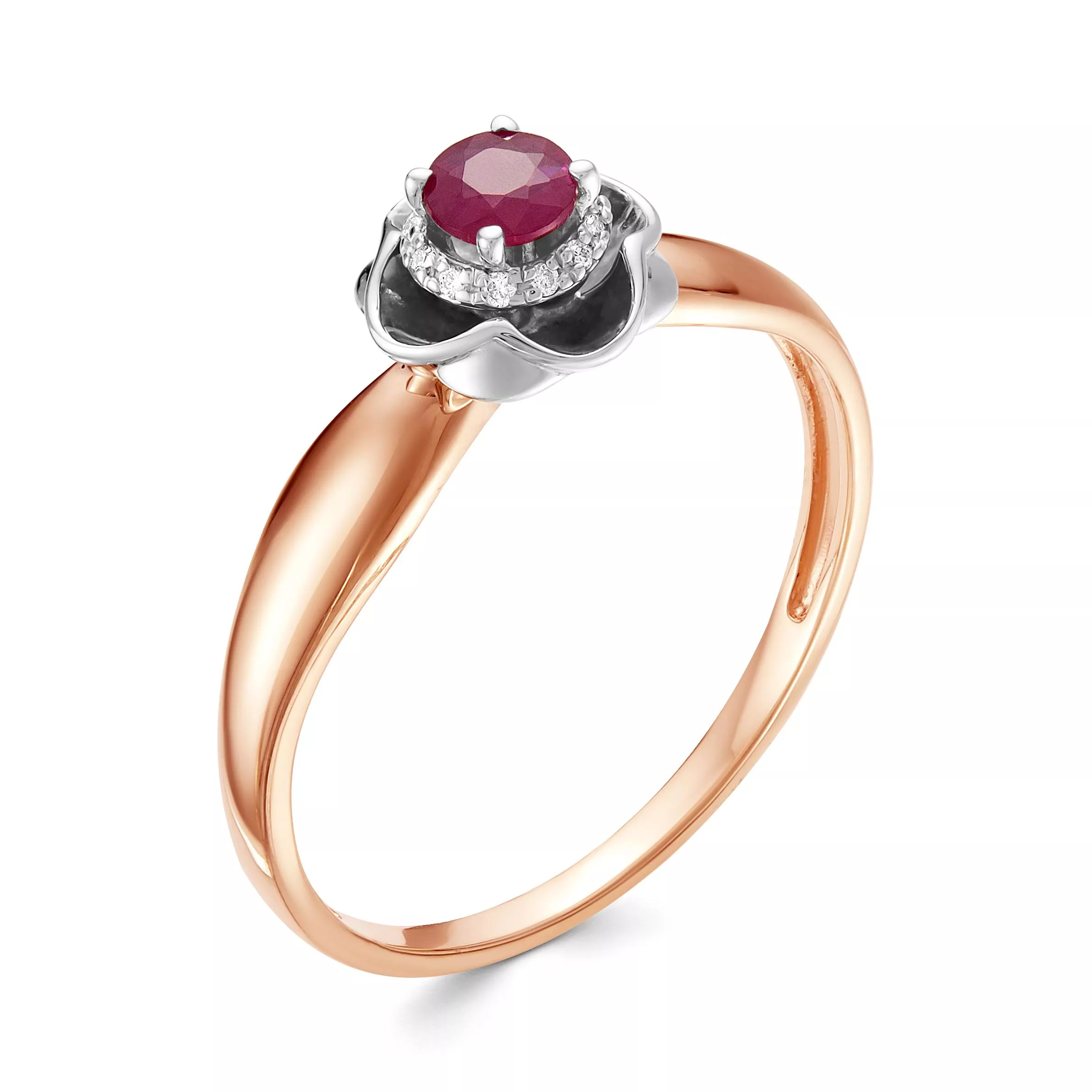 Кольцо из красного золота с рубином V15691510500