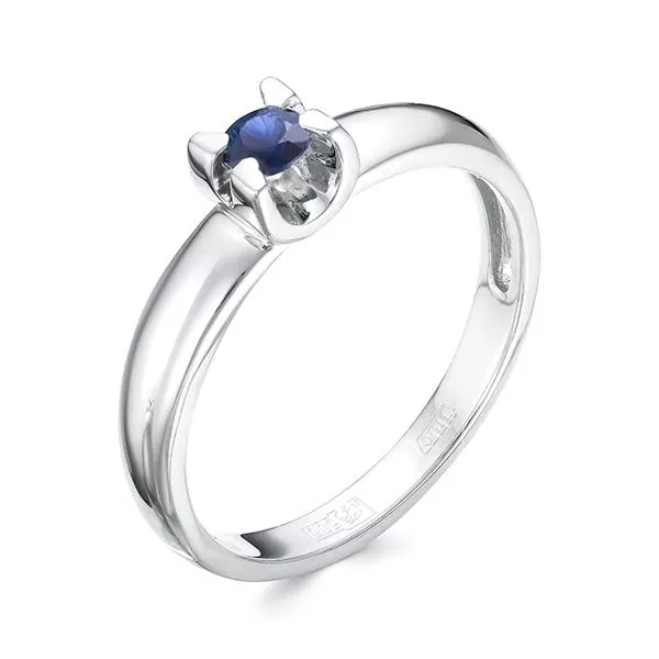 Кольцо из белого золота с сапфиром V11042511000