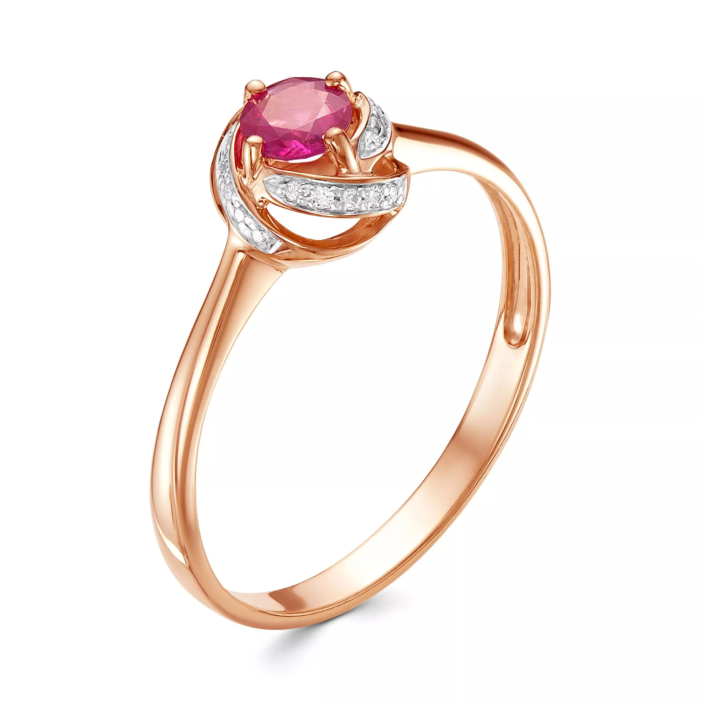 Кольцо из красного золота с рубином V15661510500