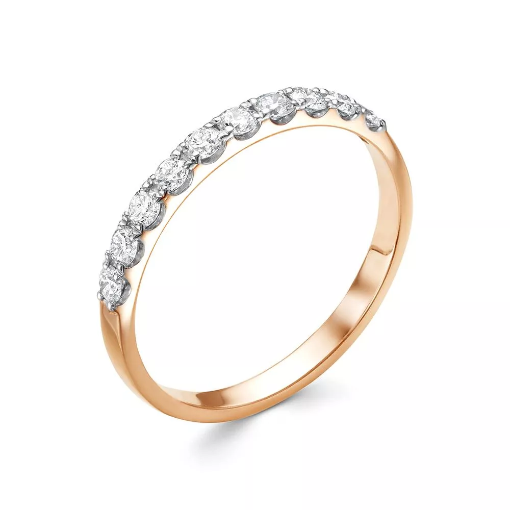 Кольцо из красного золота с бриллиантом V17941510000