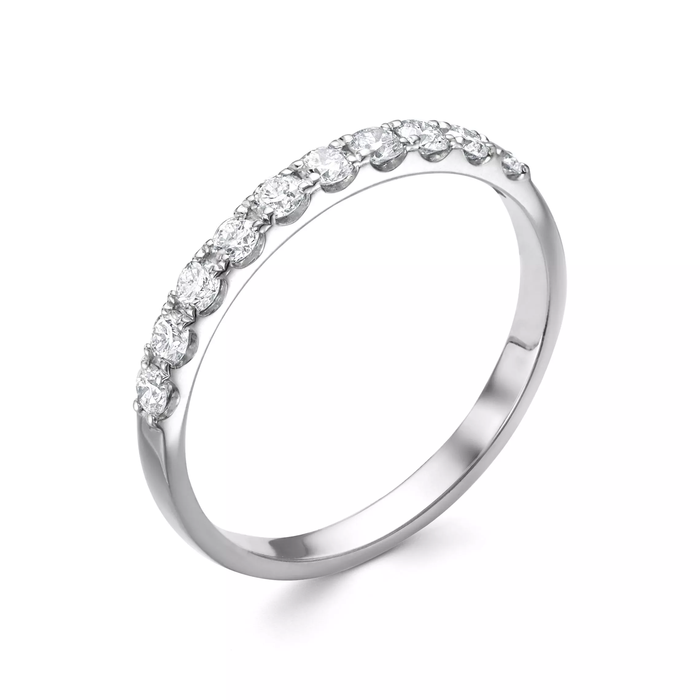 Кольцо из белого золота с бриллиантом V17942510000