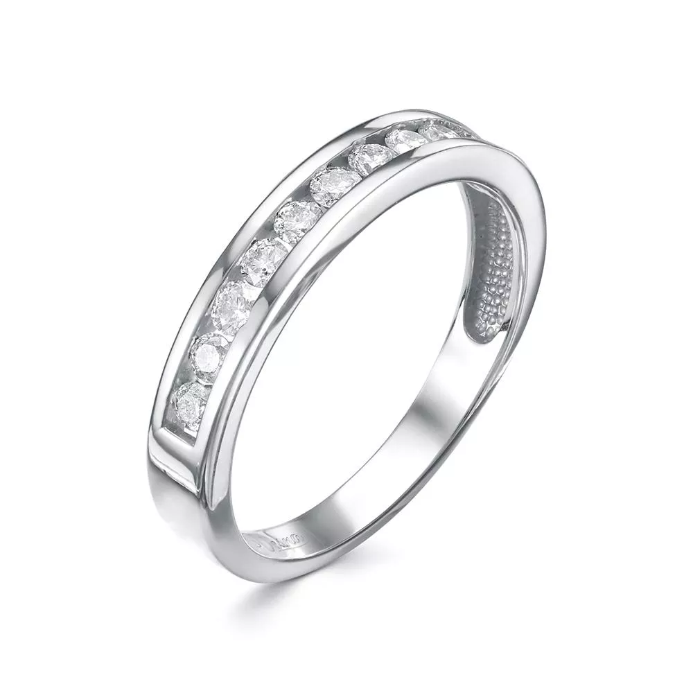 Кольцо из белого золота с бриллиантом V18362510000