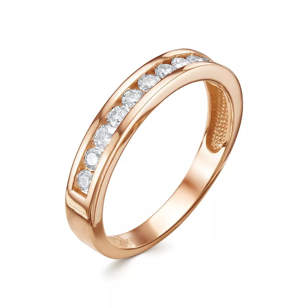 Кольцо из красного золота с бриллиантом V18361500000