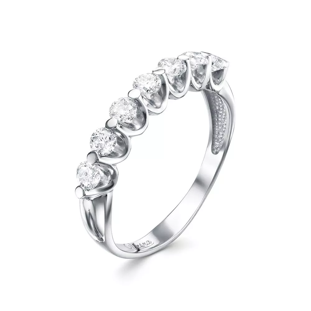 Кольцо из белого золота с бриллиантом V18402510000