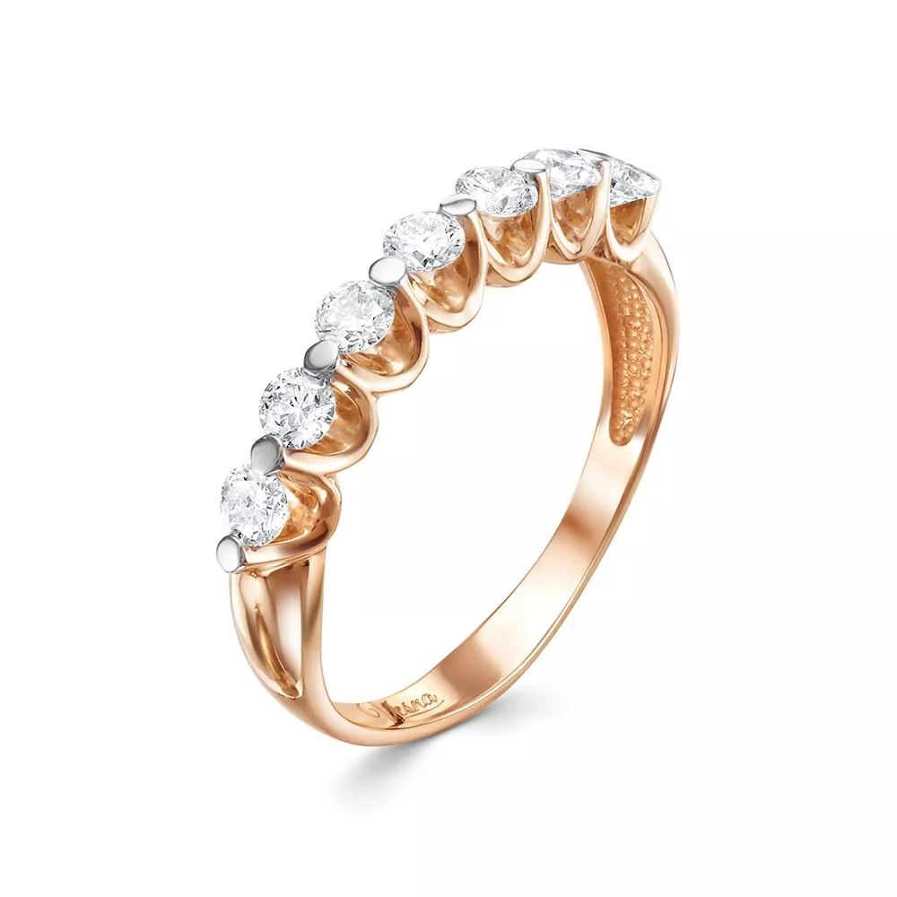 Кольцо из красного золота с бриллиантом V18401510000