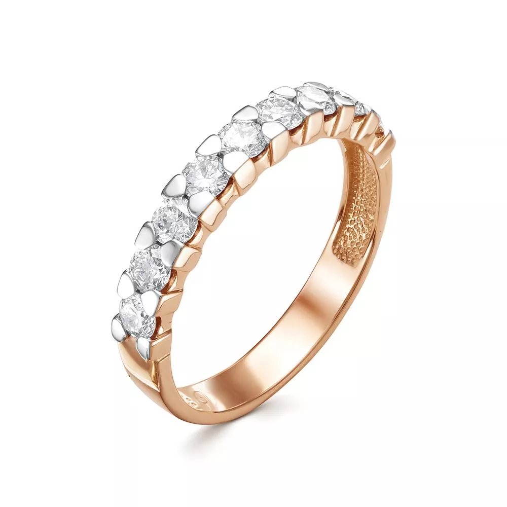 Кольцо из красного золота с бриллиантом V18351510000