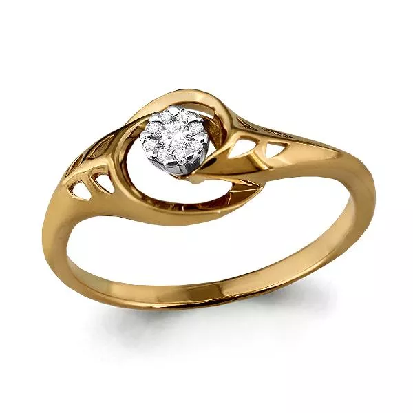 Кольцо, артикул LV962890к, золото