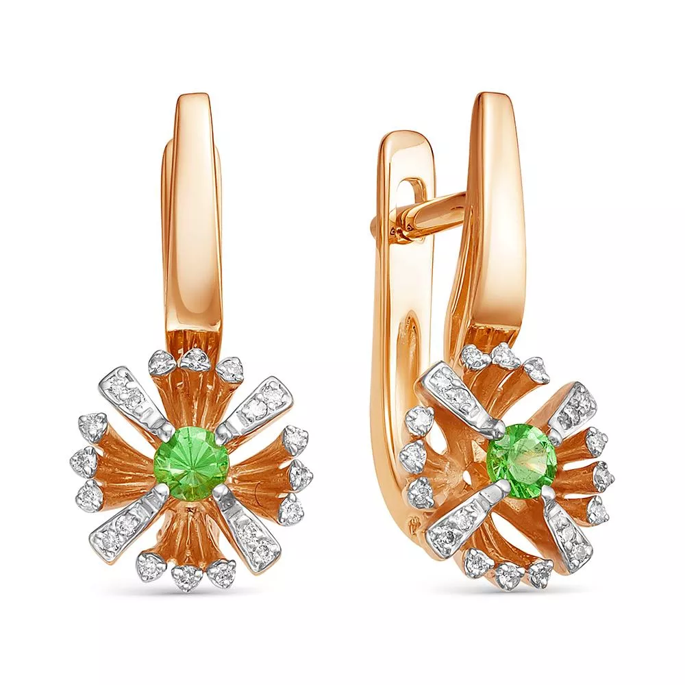 Серьги из красного золота V24221515000