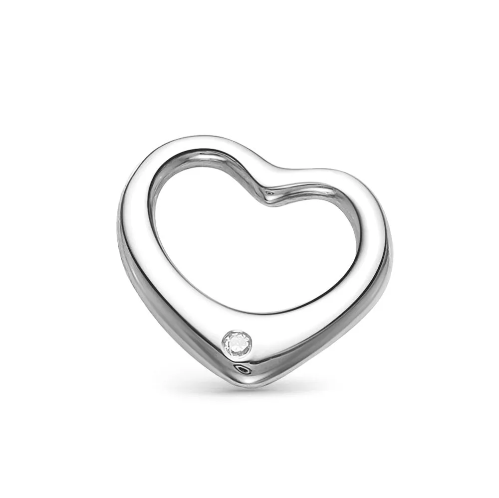 Подвеска из белого золота с бриллиантом V33952510100