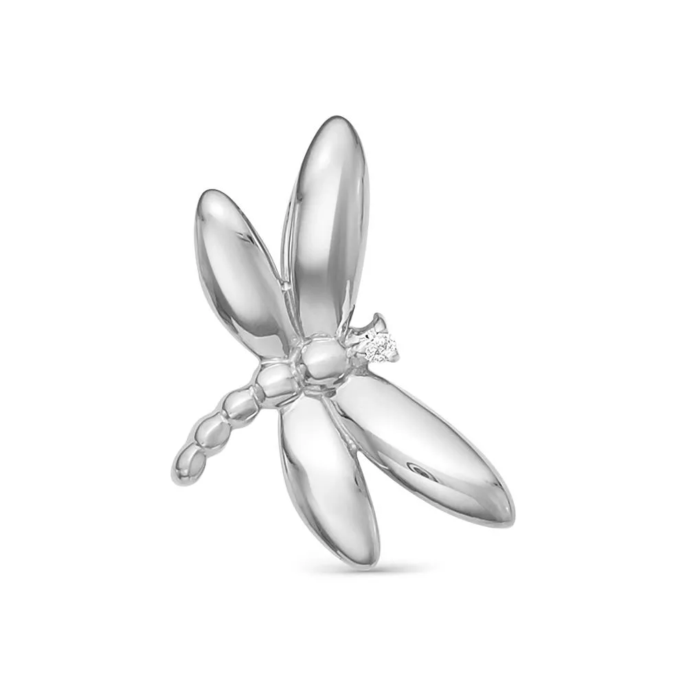 Подвеска из белого золота с бриллиантом V35272510000