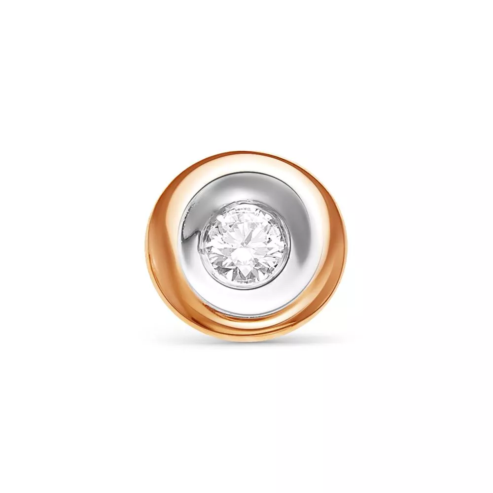 Подвеска из красного золота с бриллиантом V32061510000