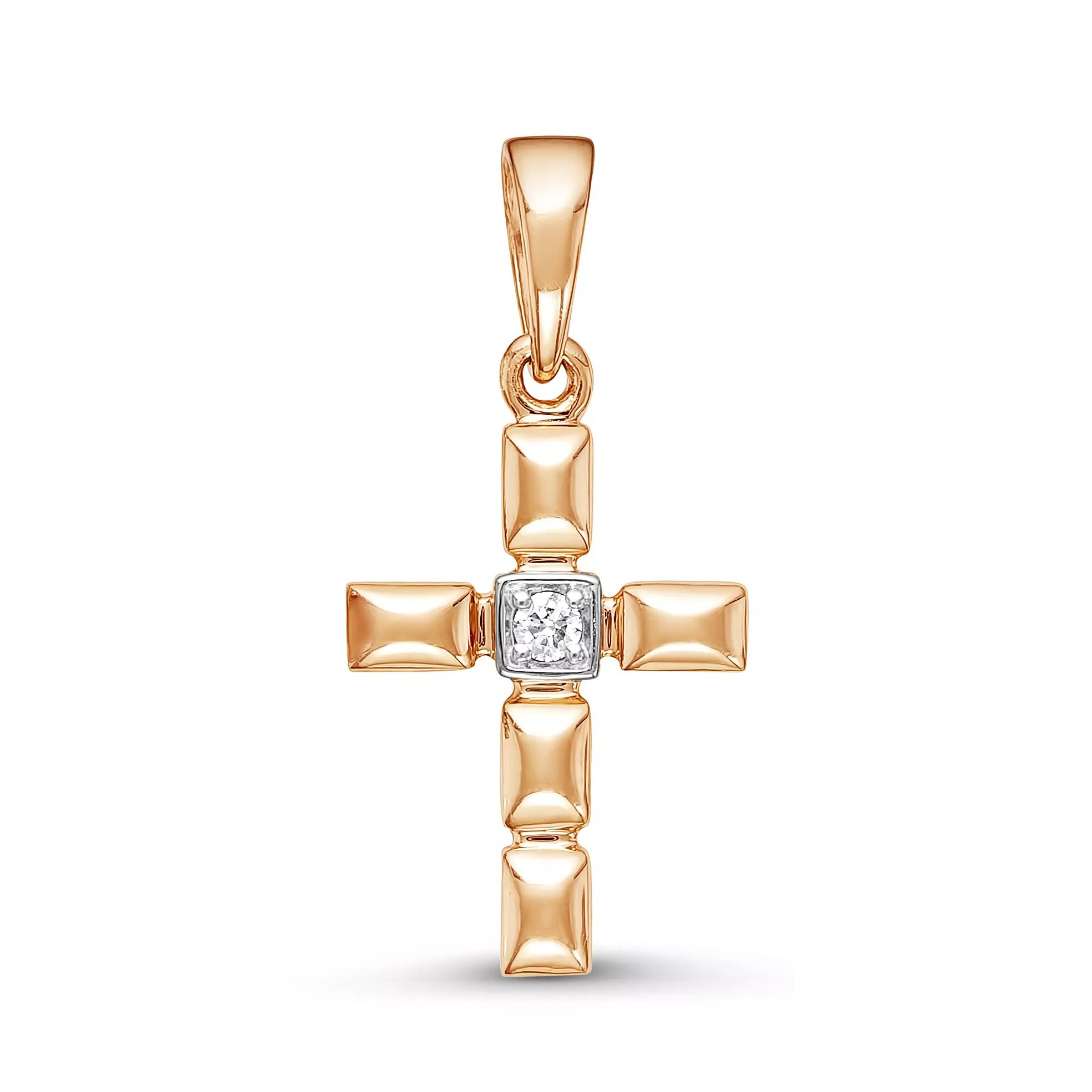 Подвеска из красного золота с бриллиантом V32051510000