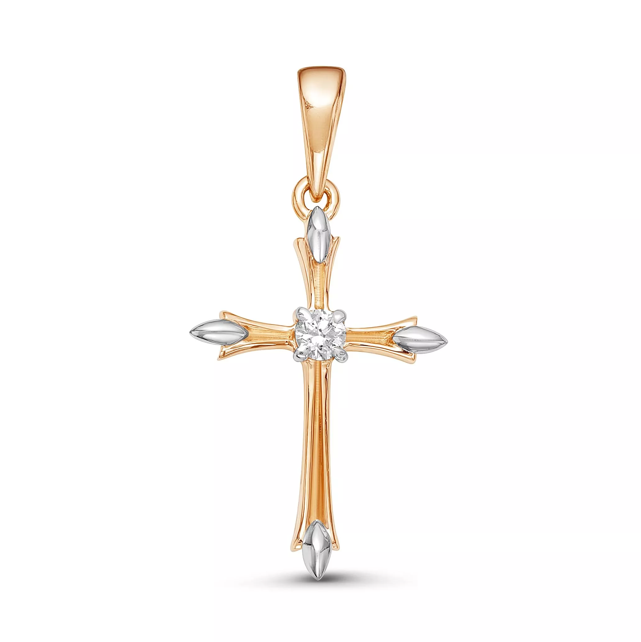 Подвеска из красного золота с бриллиантом V32091510000