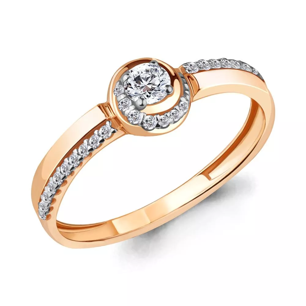 Кольцо, артикул LV962830к, золото