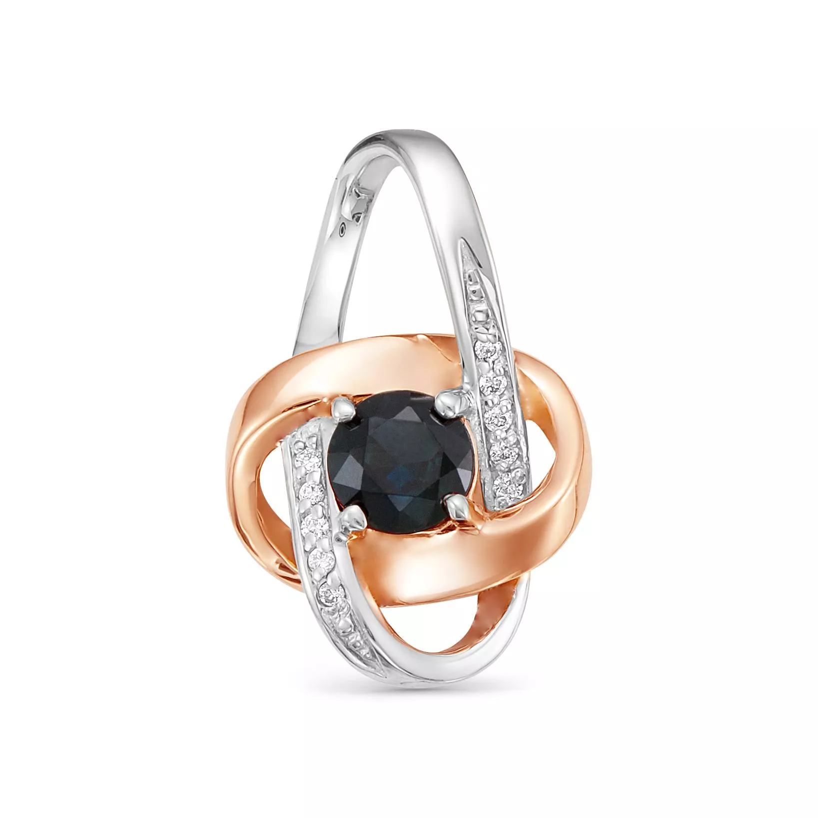 Подвеска из красного золота с сапфиром V35601510300