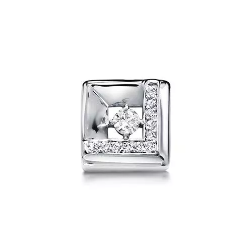 Подвеска из белого золота с бриллиантом V38212510000