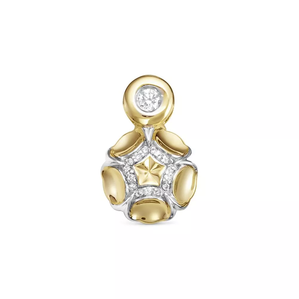 Подвеска из лимонного золота с бриллиантом V38453510000