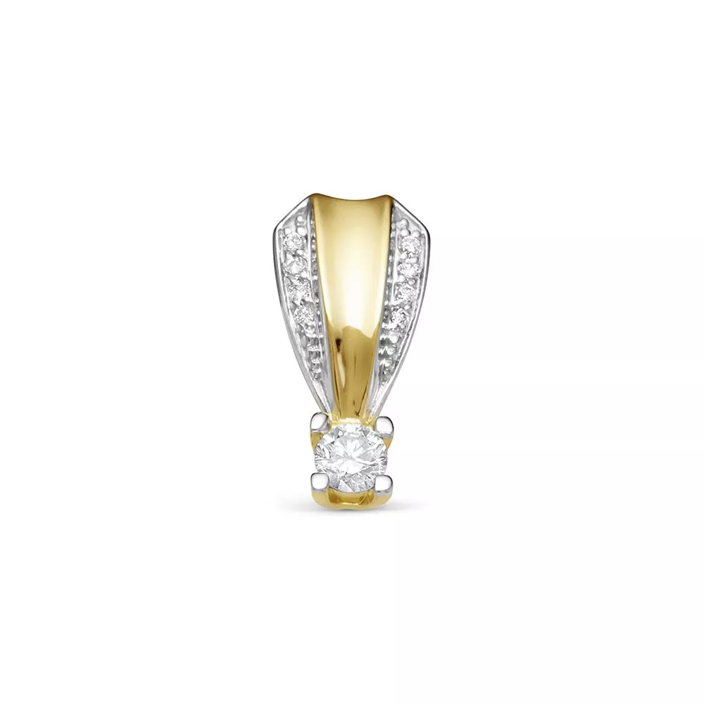 Подвеска из лимонного золота с бриллиантом V38183510000