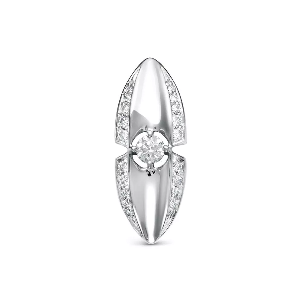 Подвеска из белого золота с бриллиантом V38102510001