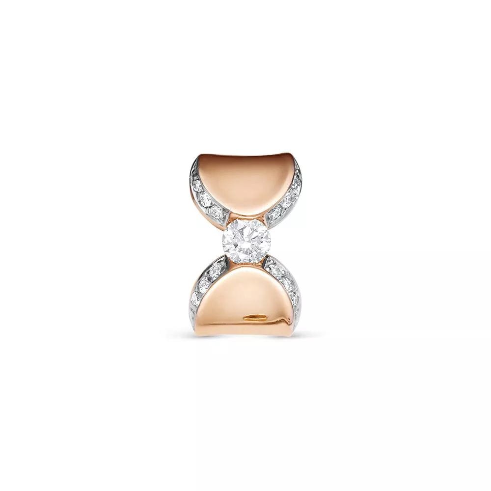 Подвеска из красного золота с бриллиантом V38091510000